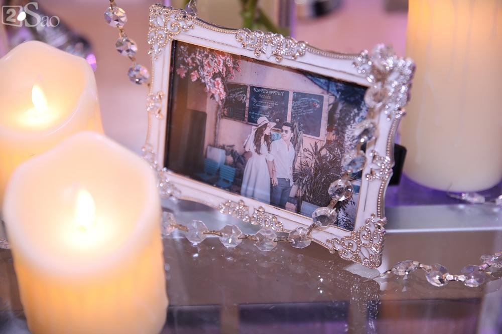 Không gian tiệc cưới vô cùng sang trọng trước giờ G-3