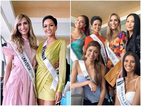 Bắn tiếng Thái khiến người dân phát cuồng, HHen Niê nổi bần bật giữa dàn mỹ nhân Miss Universe 2018-11