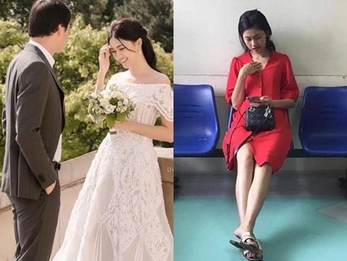 Á hậu Thanh Tú hôn bạn trai CEO trong lễ cưới lãng mạn-11