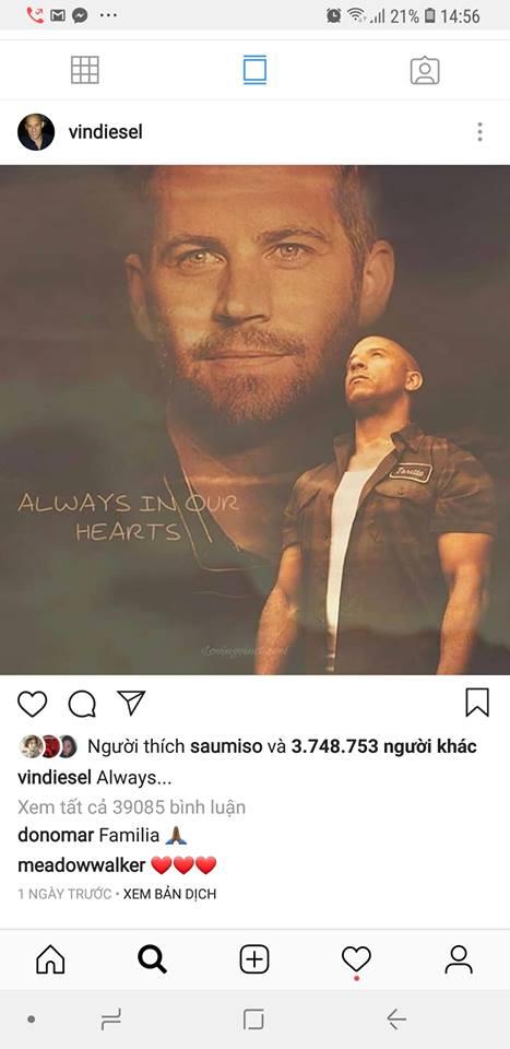 Các ngôi sao của ‘Fast and Furious’ tưởng niệm 5 năm ngày mất của Paul Walker-2