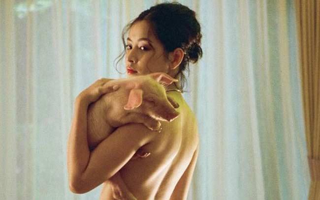 Chi Pu, Cao Thuỳ Linh, Thanh Hà... nude bên động vật, ai sexy hơn?-7