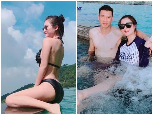 Chuyện tình 'cọc đi tìm trâu' của tiền vệ Huy Hùng và hot girl đất Cảng