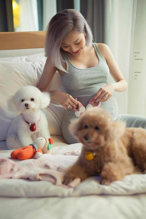 Lần đầu khoe ảnh bầu bán nude, em gái Quang Vinh khiến nhiều người xuýt xoa vì cuộc hôn nhân cổ tích-11