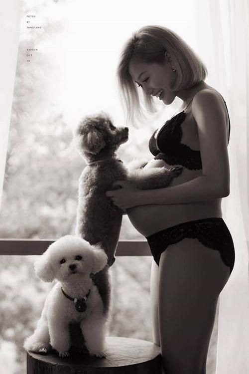 Lần đầu khoe ảnh bầu bán nude, em gái Quang Vinh khiến nhiều người xuýt xoa vì cuộc hôn nhân cổ tích-10