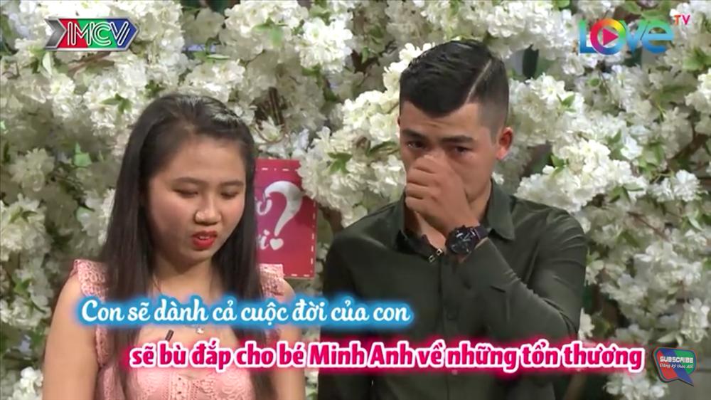 Vừa dọa chia tay lập tức bị bố người yêu cấm cửa, chàng trai ân hận khóc nấc trên truyền hình-2