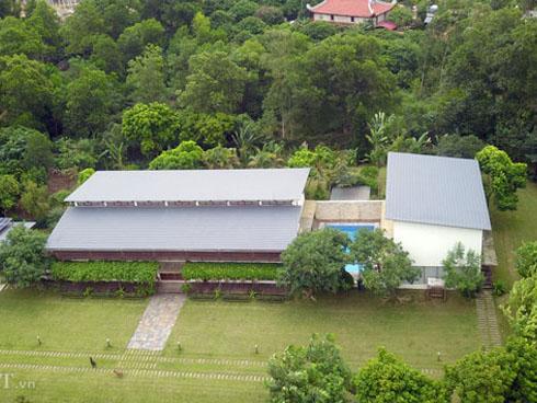 Công trình nhà gia đình ca sĩ Mỹ Linh tại Sóc Sơn xây vượt hơn 138m2