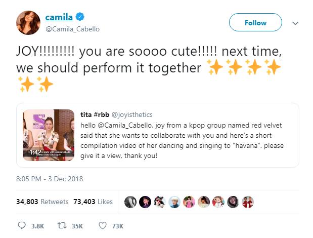 Tin được không: Camila Cabello vừa chủ động mời gọi Joy (Red Velvet) hát chung siêu hit 2018 Havana-4