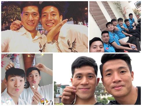 Đình Trọng bị Duy Mạnh nựng má khi đang phỏng vấn-5