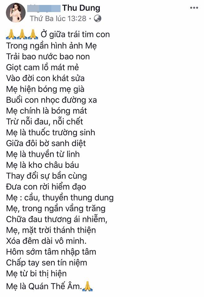Đăng loạt ảnh đi chùa sám hối mà chẳng khác nào tập yoga, Thư Dung bị cộng đồng mạng ném đá đến nỗi phải gỡ status-1