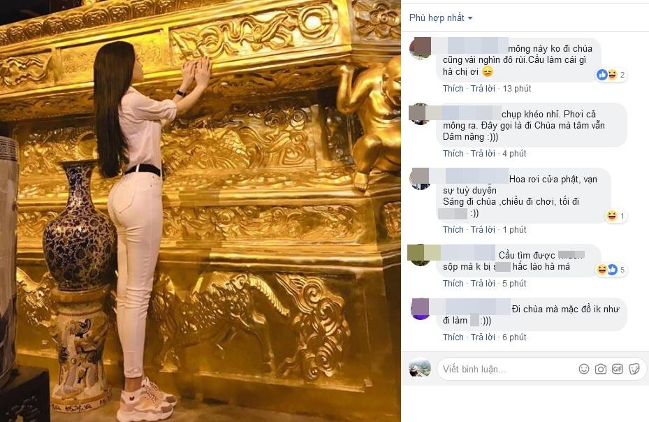 Đăng loạt ảnh đi chùa sám hối mà chẳng khác nào tập yoga, Thư Dung bị cộng đồng mạng ném đá đến nỗi phải gỡ status-6