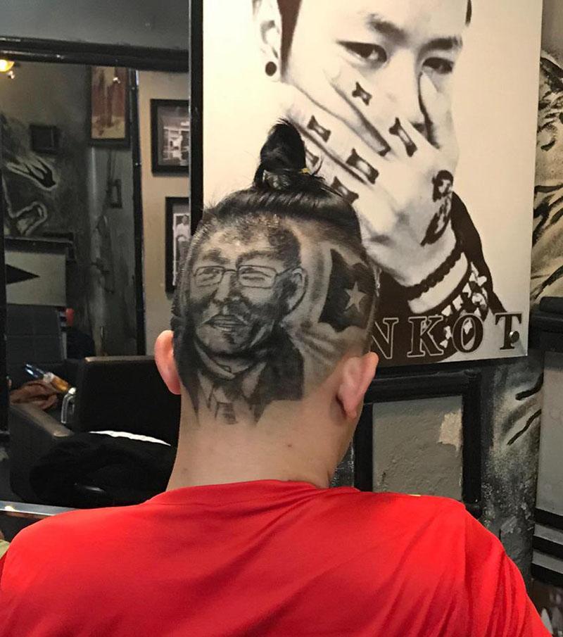 CĐV đổ xô đi tạo hình HLV Park Hang-seo trên tóc, hào hứng cổ vũ đội tuyển Việt Nam-7