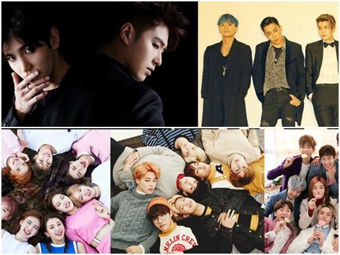 Tháng 12 - tháng trở lại của những ông lớn Kpop