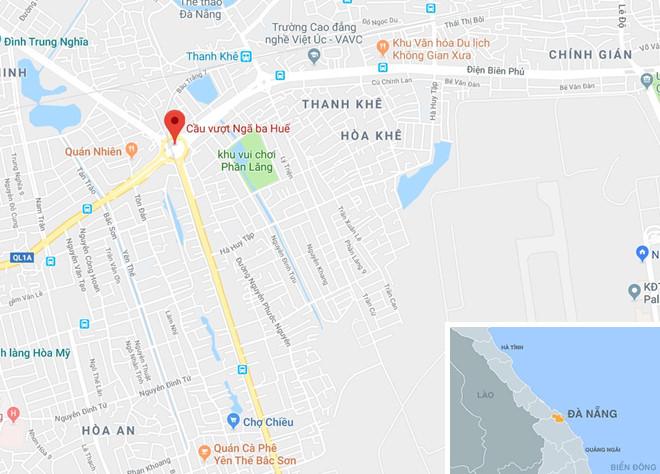 Người phụ nữ bị xe tải kéo lê ở cầu vượt Ngã Ba Huế-2