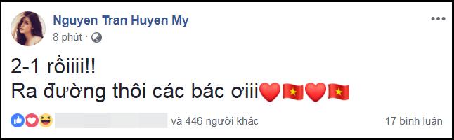 Dàn sao hot nhất Vbiz tưng bừng ăn mừng chiến thắng của tuyển Việt Nam tại bán kết AFF Cup 2018-9