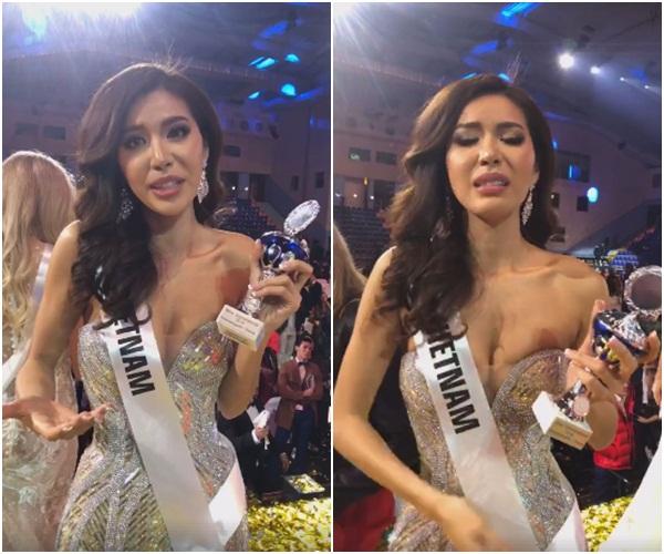 Trượt top 5 Hoa hậu Siêu quốc gia, Minh Tú nghẹn ngào khóc: Xin lỗi, tôi đã cố hết sức rồi-3