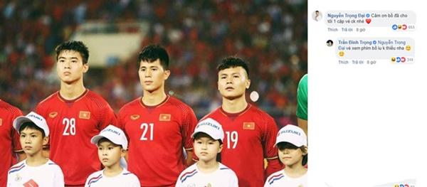 Trọng Đại gây cười với màn xin các cầu thủ tuyển Việt Nam vé xem chung kết-3