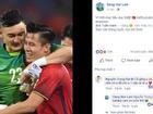 Trọng Đại gây cười với màn xin các cầu thủ tuyển Việt Nam vé xem chung kết