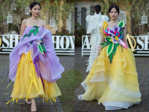 Chị gái Nam Em gặp sự cố với phụ tùng khi diễn áo tắm ở Miss Universe Vietnam 2023-7