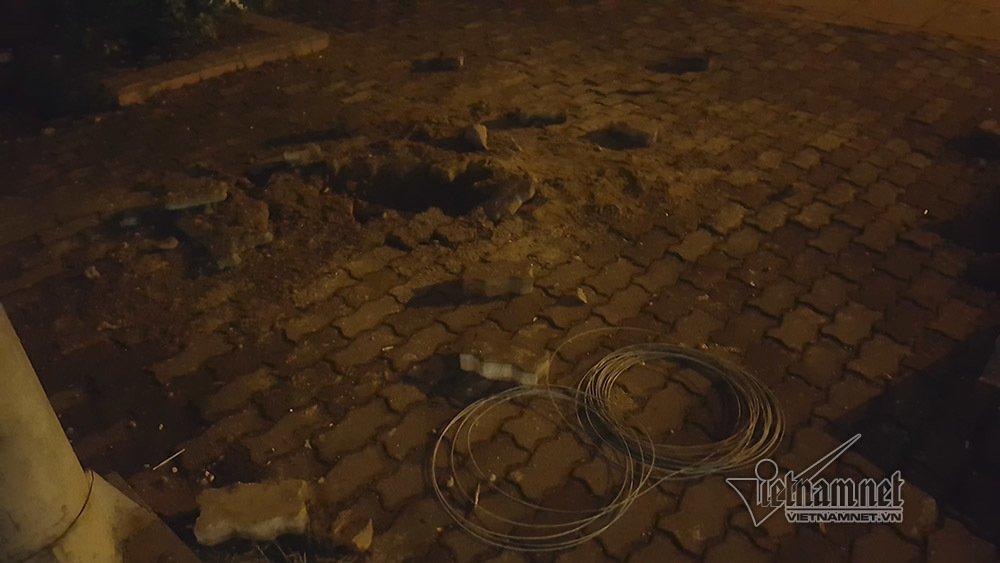 Hà Nội: Nổ trên vỉa hè đường Phạm Hùng, 3 người nhập viện-2