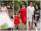 Hoa hậu Hà Kiều Anh hóa thân thành cô dâu lần đầu catwalk cùng gái nhỏ