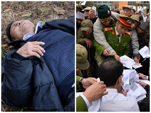 Nhiều thương binh đẩy tung cửa, phi xe 3 bánh vào trong trụ sở VFF