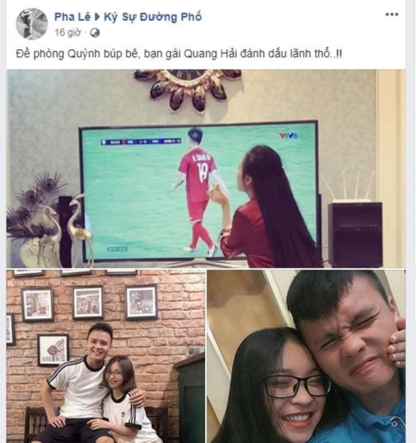 Quỳnh Búp Bê bất ngờ thả thính Quang Hải, bạn gái hotgirl ra chiêu độc khiến người xem gật gù cao tay-3