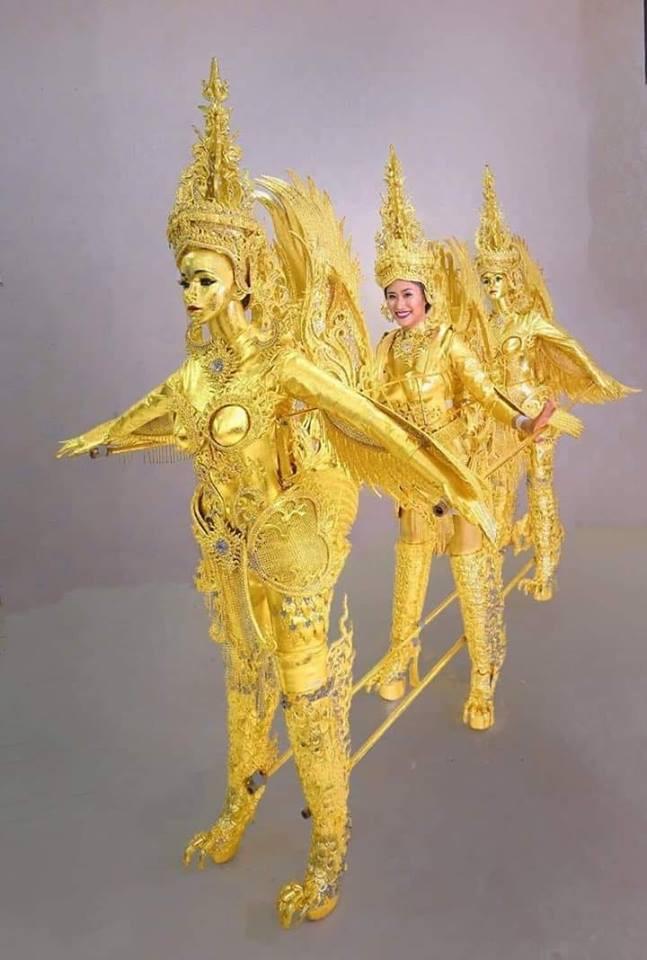 Chiêm ngưỡng loạt quốc phục khủng của Hoa hậu Lào qua các năm thi MISS-2