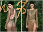 Kendall Jenner tiếp tục làm 'bỏng' mắt người xem khi diện thiết kế không nội y