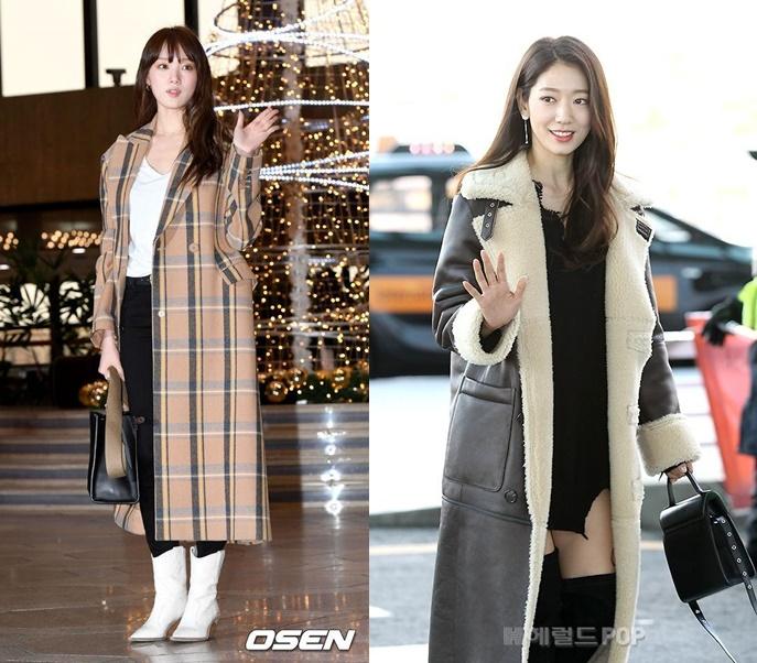 Park Shin Hye và Lee Sung Kyung đọ sắc tại sân bay-1