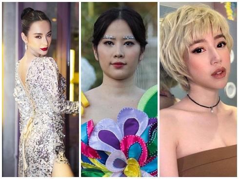 Sao make over: Tăng cân mất kiểm soát, Nam Em lộ nọng cằm - Angela Phương Trinh lấy lại phong độ