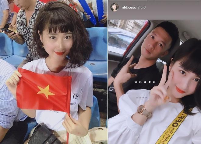 Bạn gái tin đồn của thủ môn Lâm Tây nói lời yêu, cổ vũ bằng tiếng Nga-1