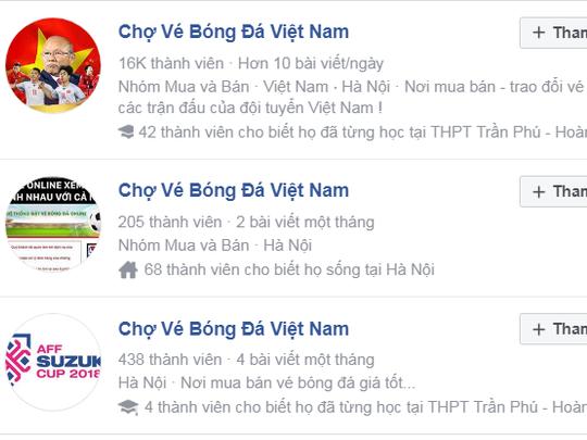 'Chợ vé online' trận chung kết Việt Nam - Malaysia sôi nổi, ngoài tầm kiểm soát