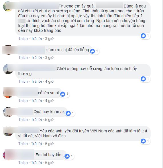 Hà Đức Chinh bị chỉ trích quả tạ, chân gỗ, Trang Trần yêu cầu Hãy là fans bóng đá có não-5