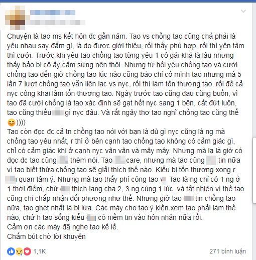 Chồng nhắn tin khẳng định yêu người cũ nhất, ở bên vợ chẳng có cảm giác gì-1