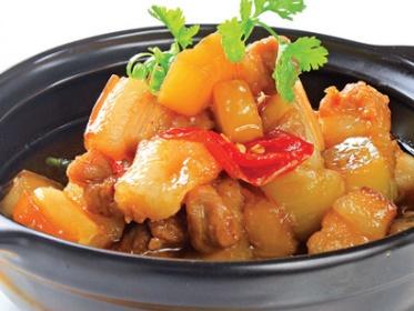 Thịt ba chỉ kho su hào ngon miễn chê