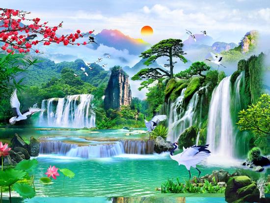 5 bức tranh phong thủy hút tài hút lộc, cuối năm nhà nào cũng nên treo trong nhà