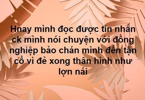 Vợ đang nuôi con nhỏ bị chồng chán đến tận cổ vì nhìn như lợn nái, phản ứng của chị em mới đáng kinh ngạc-1