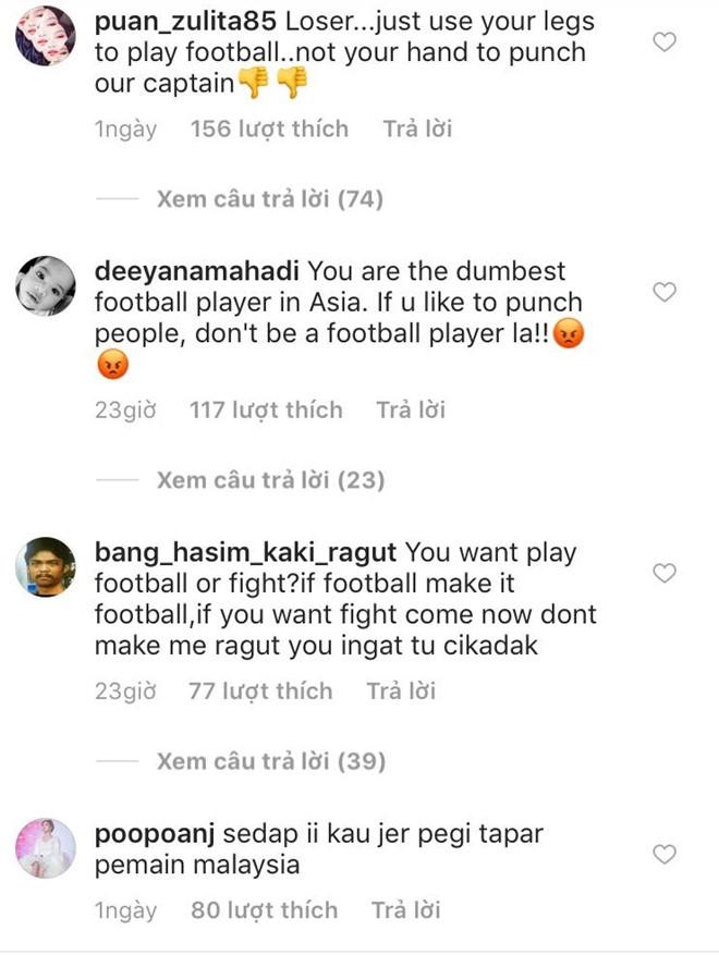 CĐV Malaysia tấn công trang cá nhân của hậu vệ Duy Mạnh sau trận hòa-2