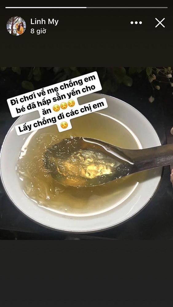 Vợ Huy Cung khoe ảnh mẹ chồng nấu canh yến bồi bổ, còn khuyên hội chị em nên sớm lấy chồng-4