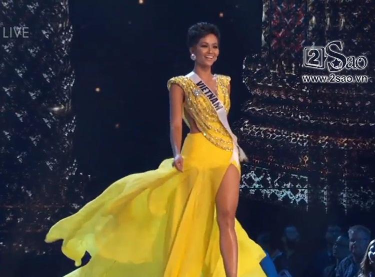 HHen Niê trình diễn bikini gợi cảm, tung váy dạ hội xuất quỷ nhập thần đêm bán kết Miss Universe 2018-1