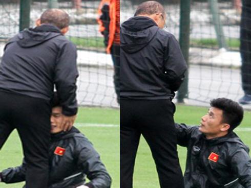 Ngồi ghế dự bị suốt mùa giải, đây là cách thầy Park 'yêu chiều' thủ môn Bùi Tiến Dũng