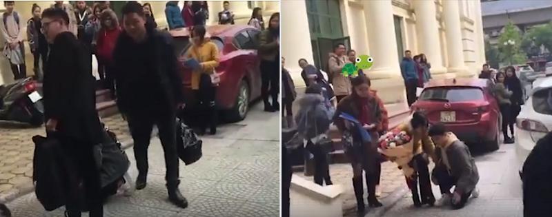 Mang hoa quỳ gối tỏ tình hot girl Học viện Âm nhạc, nam sinh bị dân mạng ném đá vì lý do này-3