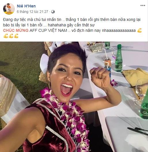 Đang bận tổng duyệt Miss Universe, HHen Niê vẫn rủ hoa hậu Mỹ mặc áo cờ đỏ sao vàng cổ vũ tuyển Việt Nam-6