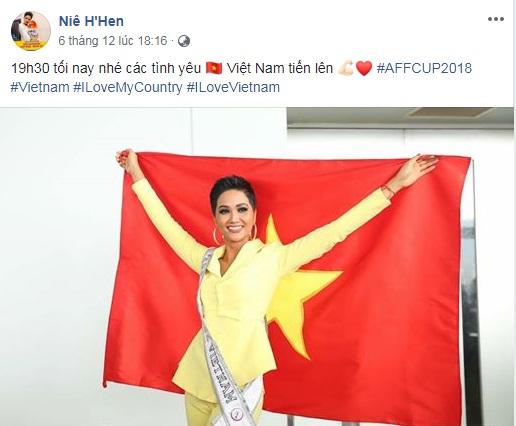 Đang bận tổng duyệt Miss Universe, HHen Niê vẫn rủ hoa hậu Mỹ mặc áo cờ đỏ sao vàng cổ vũ tuyển Việt Nam-5