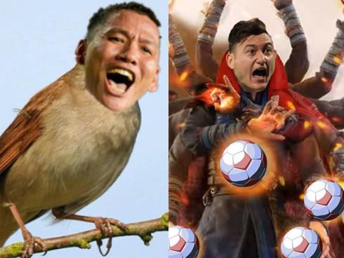 Tranh vui: Tuyển Việt Nam uống bia bằng cúp, Quang Hải hóa siêu nhân-11