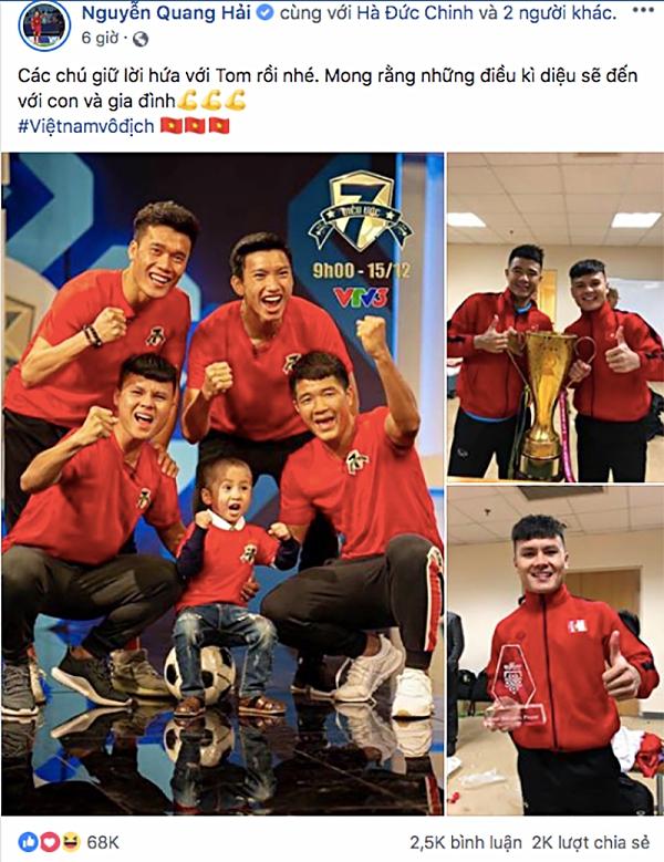 Không phải gia đình, chẳng phải người yêu, đây mới là người được Quang Hải nhắc đến sau khi đăng quang-2