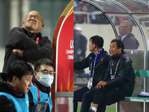 Một năm 3 lần đưa học trò chinh chiến cấp quốc tế, thầy Park lại 'yếu đuối' lùi về sau cabin vì không muốn nhìn cảnh 'đau tim'