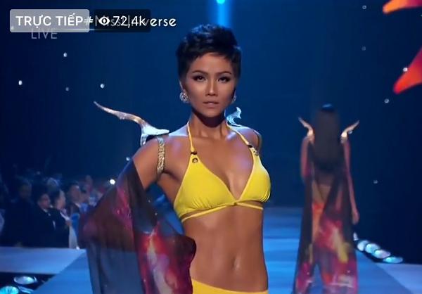 HHen Niê trình diễn bikini cực đỉnh trong top 10 chung cuộc-1