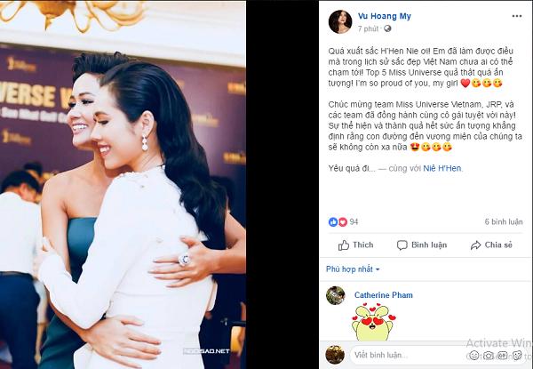 Dàn sao Việt xúc động đến nghẹn ngào khi HHen Niê xác lập kỳ tích tại Miss Universe 2018-4