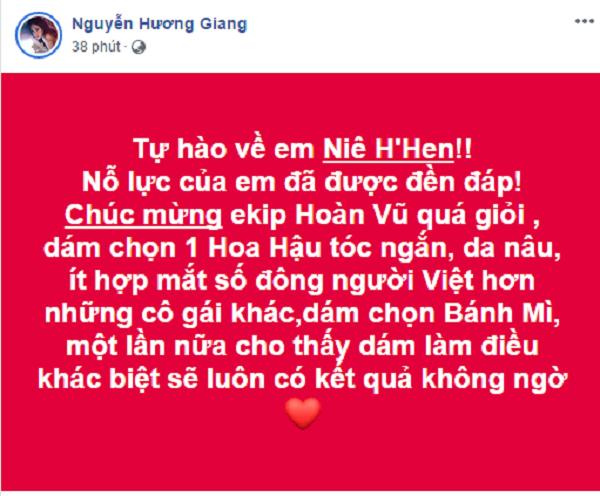 Dàn sao Việt xúc động đến nghẹn ngào khi HHen Niê xác lập kỳ tích tại Miss Universe 2018-5